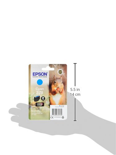 Epson 378 Black Squirrel Genuine, Claria Photo HD Ink Cartridge, Standard Capacity