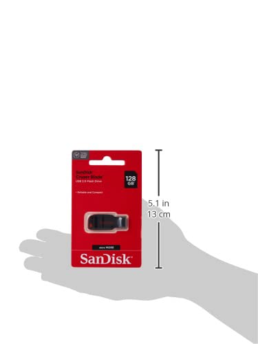 SANDISK Cruzer Blade 64GB, USB-A Flash Drive, Black
