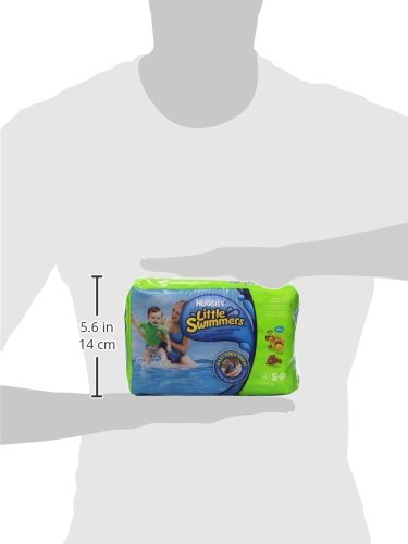 Huggies Little Swimmers, Swim Nappies - Size 3-4, 36 Baby Swim Pants - Leak Guards and Stretchy Waistband Protect Without Swelling - Tear Sides for Easy Removal