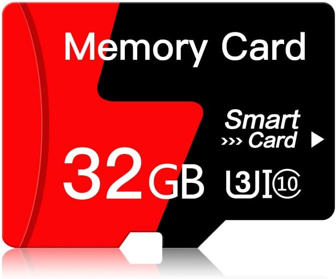 32GB Micro SD Card Memory Card With Adapter High Speed Class 10 For Smartphone,Camera,Security Cams,Tablet and Drone