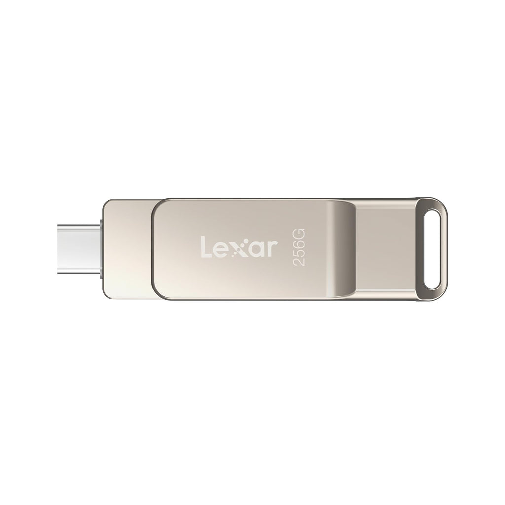 Lexar D40E 256GB Dual Usb Stick Type-C Jump Drive, Titanium Grey