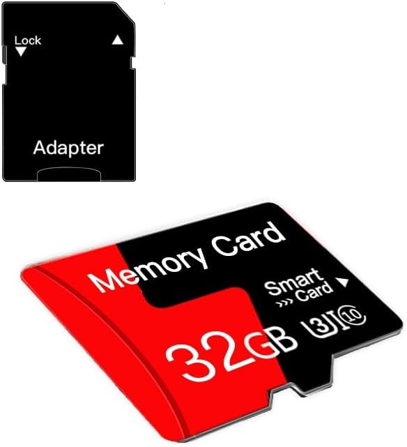 32GB Micro SD Card Memory Card With Adapter High Speed Class 10 For Smartphone,Camera,Security Cams,Tablet and Drone