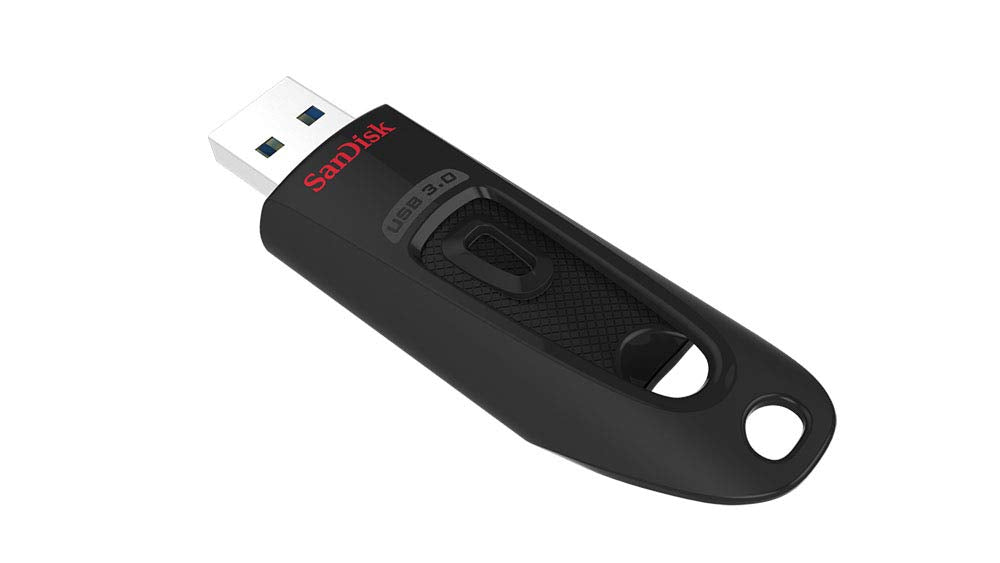 SanDisk 32GB Ultra USB 3.0 Flash Drive, USB stick, memory stick with transfer speeds up to 130MB/s, Password protection, RescuePRO Deluxe software for data recovery, Triple Pack, Black