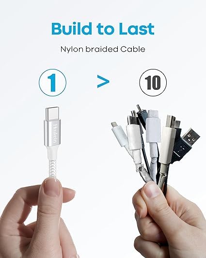 Extra Long USB C Charging Cable, 6M USB A to USB C Cable Fast Charge