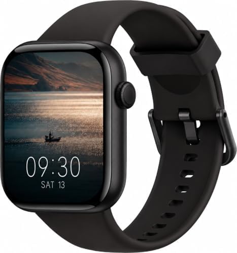 Smart Watch for Men Women Answer/Make Call, 1.85" Smartwatch, Fitness Watch with Heart Rate Blood Pressure Sleep Monitor,IP68 Waterproof Step Counter Watch Compatible Android IOS black