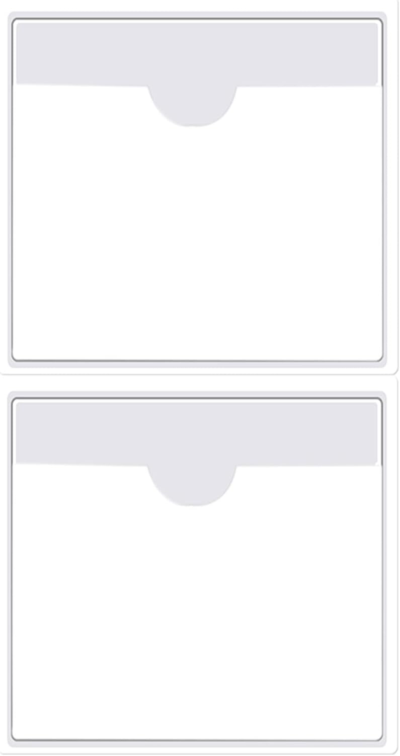 2 Car Tax Disc Holder, Self Adhesive Car Tax Disc Case Clear Permit Holder