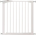 Munchkin Stair Gate Maxi Secure Toddler & Baby Gate 76-82cm extends up to 117cm with separately sold extensions | Pressure Fit Baby Safety & Dog Gate for Doorways | No-Screw Install Child Gate, White