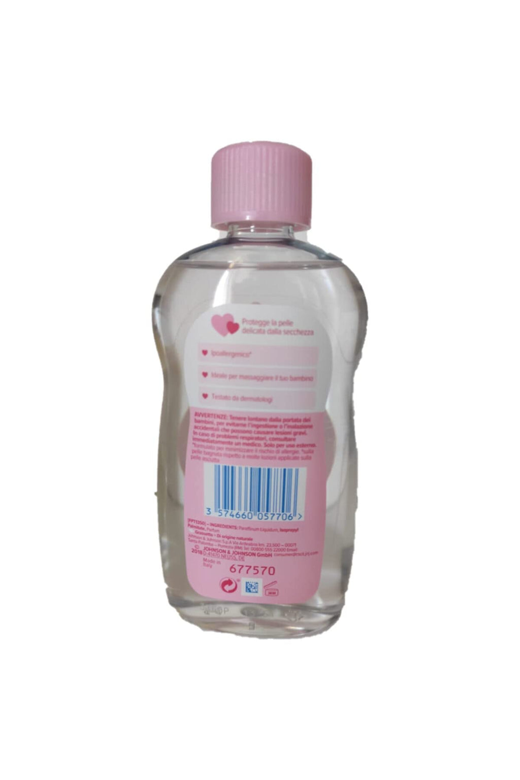 Johnson's Baby Oil 500 ml (Pack of 1) CLINICALLY PROVEN MILDNESS®