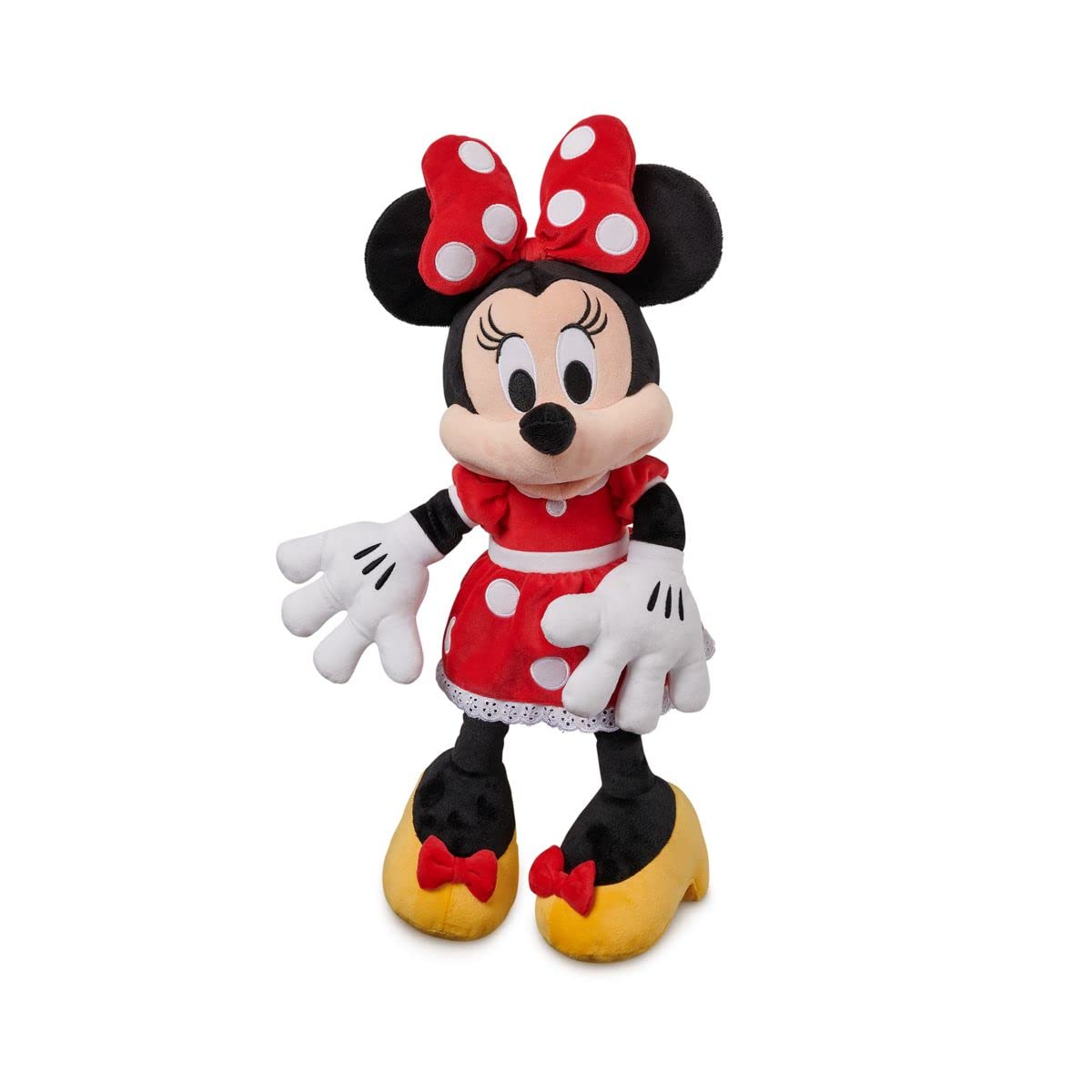 Disney Store Official Lightning McQueen Plush Medium Soft Toy for Kids - Cuddly Character with Fuzzy Texture and Embroidered Details - Suitable for All Ages - 12 Inches