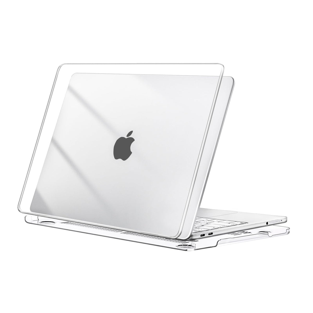 MOSISO Compatible with MacBook Air 13 inch Case 2026, Crystal Clear