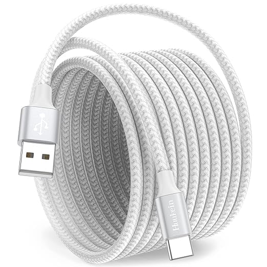 Extra Long USB C Charging Cable, 6M USB A to USB C Cable Fast Charge