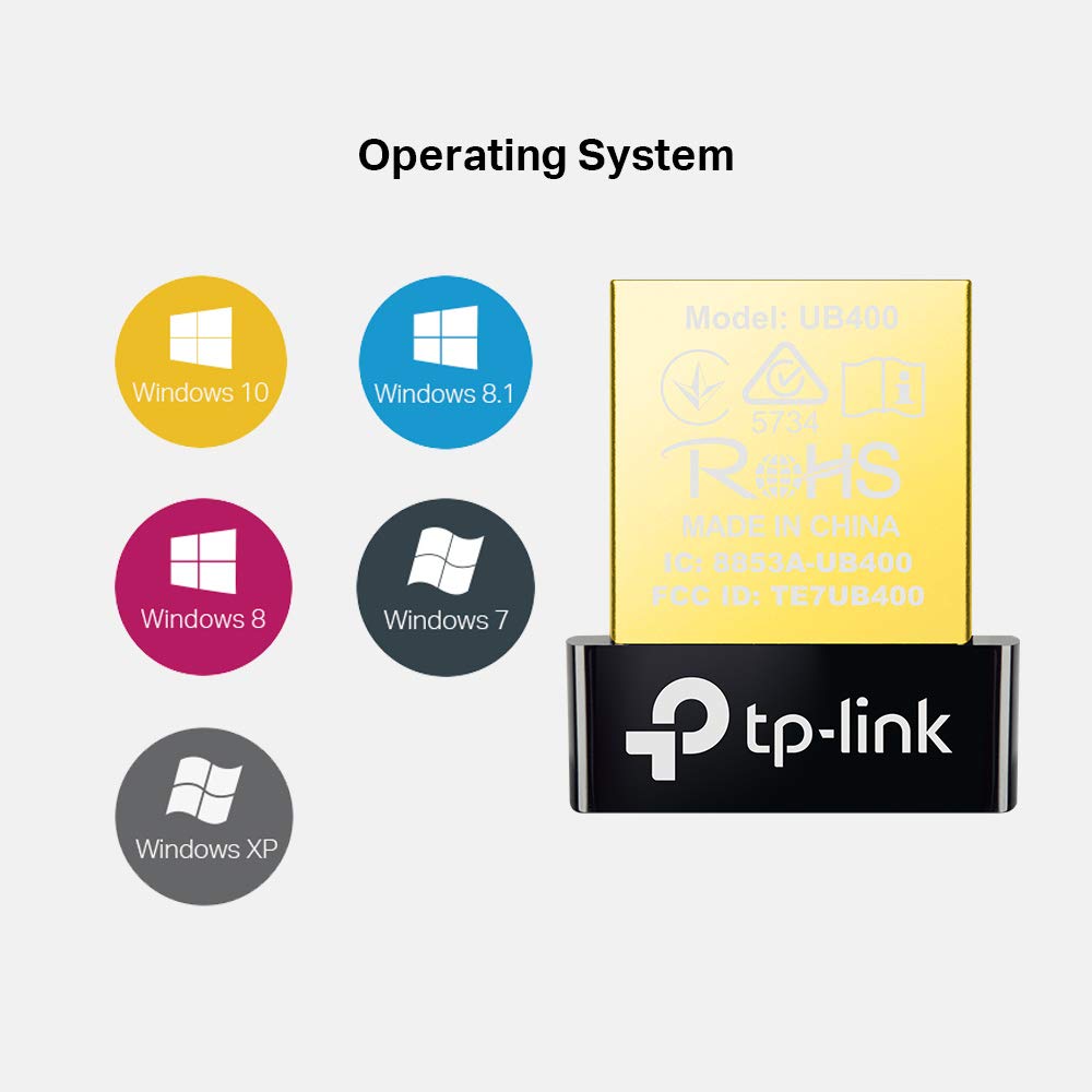 TP-Link UB600 Bluetooth 6.0 USB Adapter for PC, Nano Bluetooth Dongle