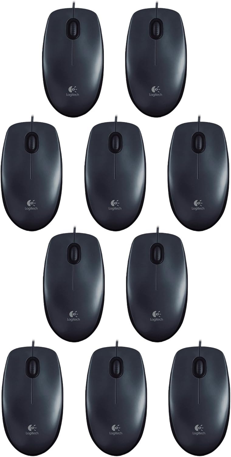 Logitech B100 Wired USB Mouse