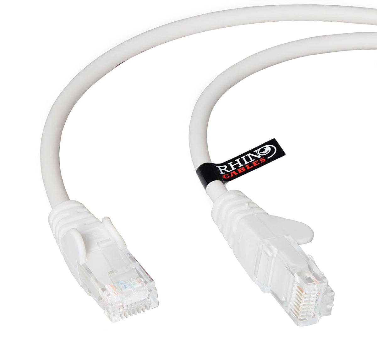 rhinocables CAT 5e High-Speed Ethernet Cable - Reliable LAN Network RJ45 Cable for Fast Internet & Data Transfer | Durable WiFi Broadband Cable for Gaming & Streaming, (10m, Grey, Pack of 3)
