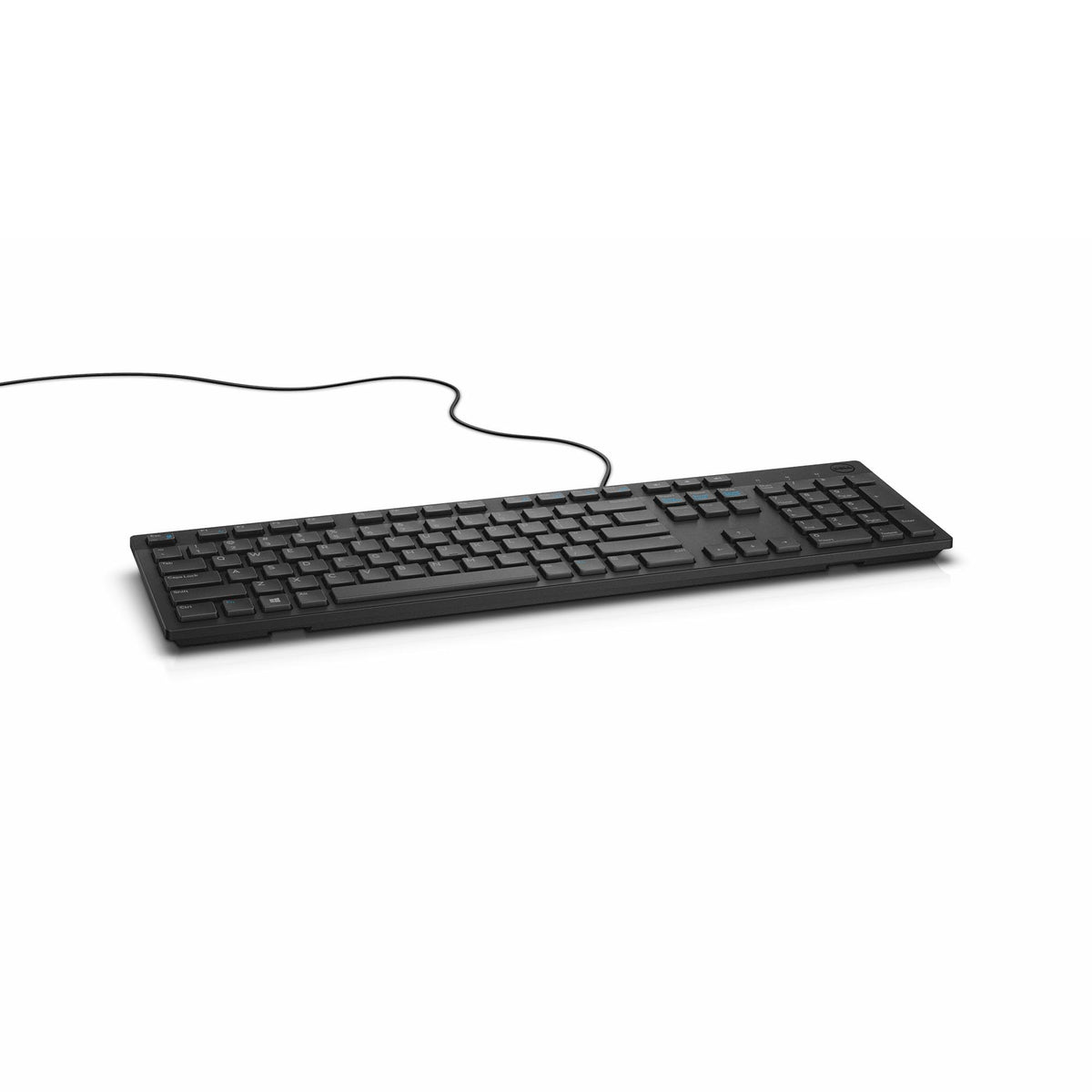 Dell Multimedia Wired Keyboard KB216, Spill Resistant, Quiet Keys, Black