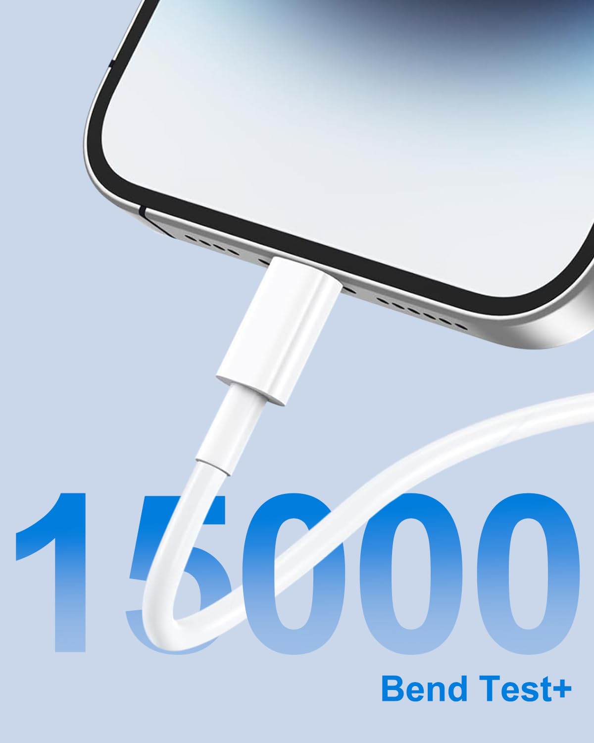 Long iPhone Charger Cable 3M, [Apple MFi Certified] USB to Lightning Cable