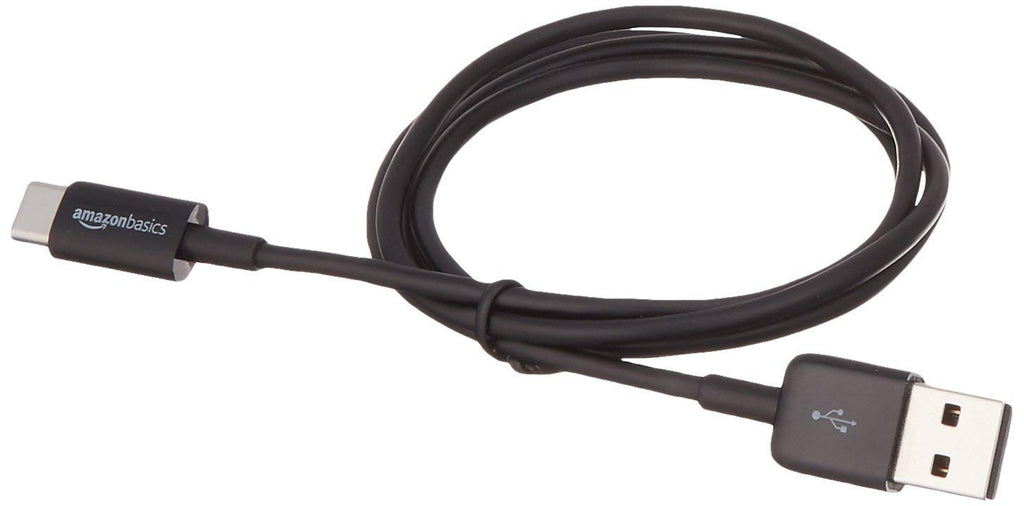 Amazon Basics USB-A to USB-C Fast Charger Cable, USB 2.0, 480Mbps Speed, USB-IF Certified, for Apple iPhone 16/15, iPad, Samsung Galaxy, Tablets, Laptops, 0.9 m, Black