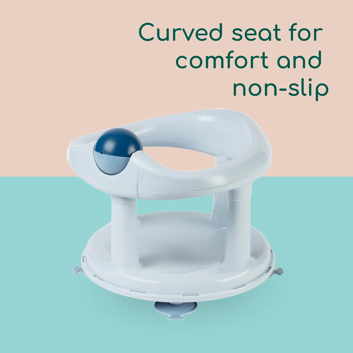 Bebeconfort Swivel Baby Bath Seat, 0–10 kg, Beige