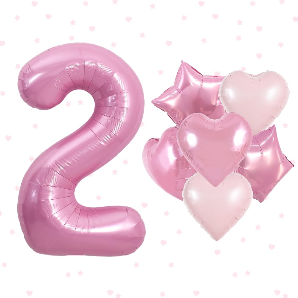TONIFUL 40 Inch Pastel Purple Number 1 Balloon – Big Lilac Mylar Foil Number Balloons for Anniversary Girl's 1st Birthday, Lavender Gender Neutral Baby Shower, Butterfly Theme Party Decorations