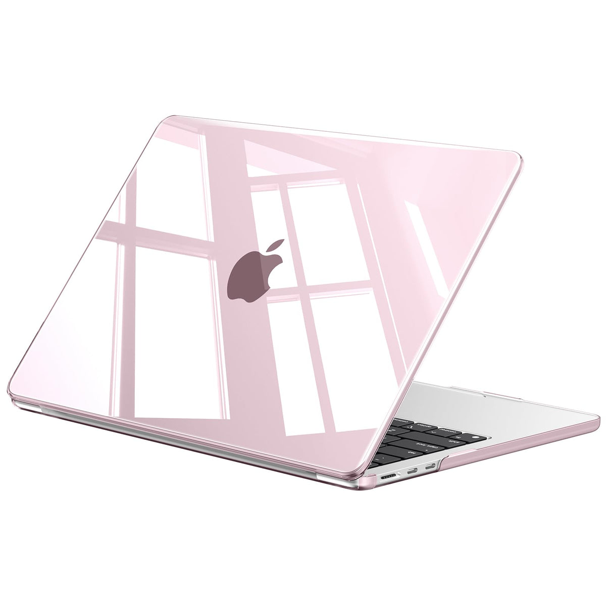 EooCoo for MacBook Pro 13 inch Case M2 M1 2023-2017 Slim Frost Black