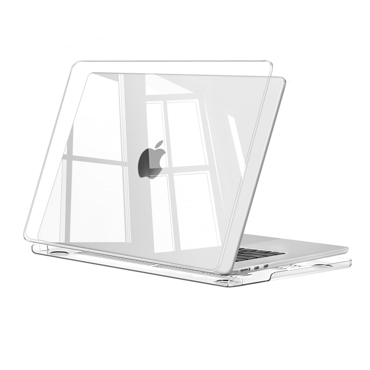 MOSISO Compatible with MacBook Air 13 inch Case 2026, Crystal Clear