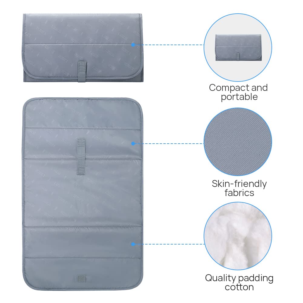 Lekebaby Foldable Baby Changing Mat - Travel & Portable