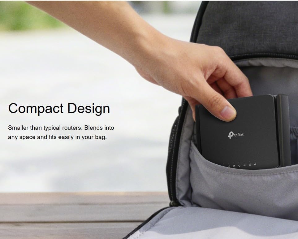 New TP-Link TL-MR100P Portable 4G Router with SIM Slot, Travel WiFi