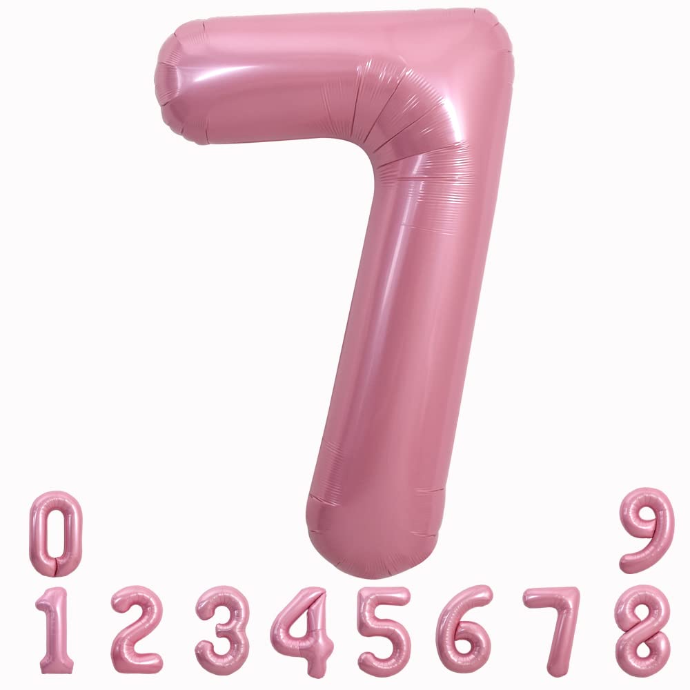 TONIFUL 40 Inch Pastel Purple Number 1 Balloon – Big Lilac Mylar Foil Number Balloons for Anniversary Girl's 1st Birthday, Lavender Gender Neutral Baby Shower, Butterfly Theme Party Decorations