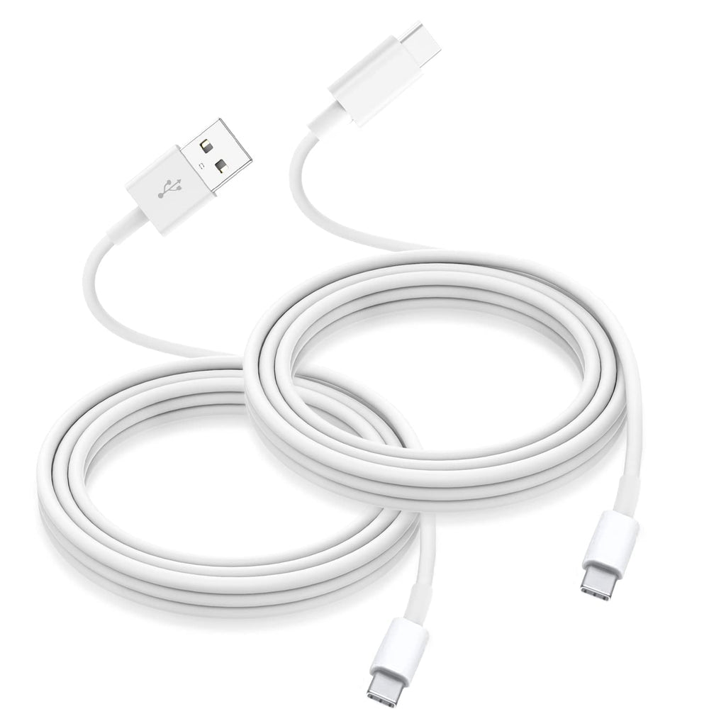 IPhone 18/17/16 Carplay Cable, (2Pack) USB A to USB C Charging Cable for iPhone 18/17/16/15 Pro Max,16E,17E/Duo/Fold/Air,Plus,AirPods Pro 2nd/3rd,AirPods 5/4,iPad 10th/11th Gen Type-C Car Charger Lead