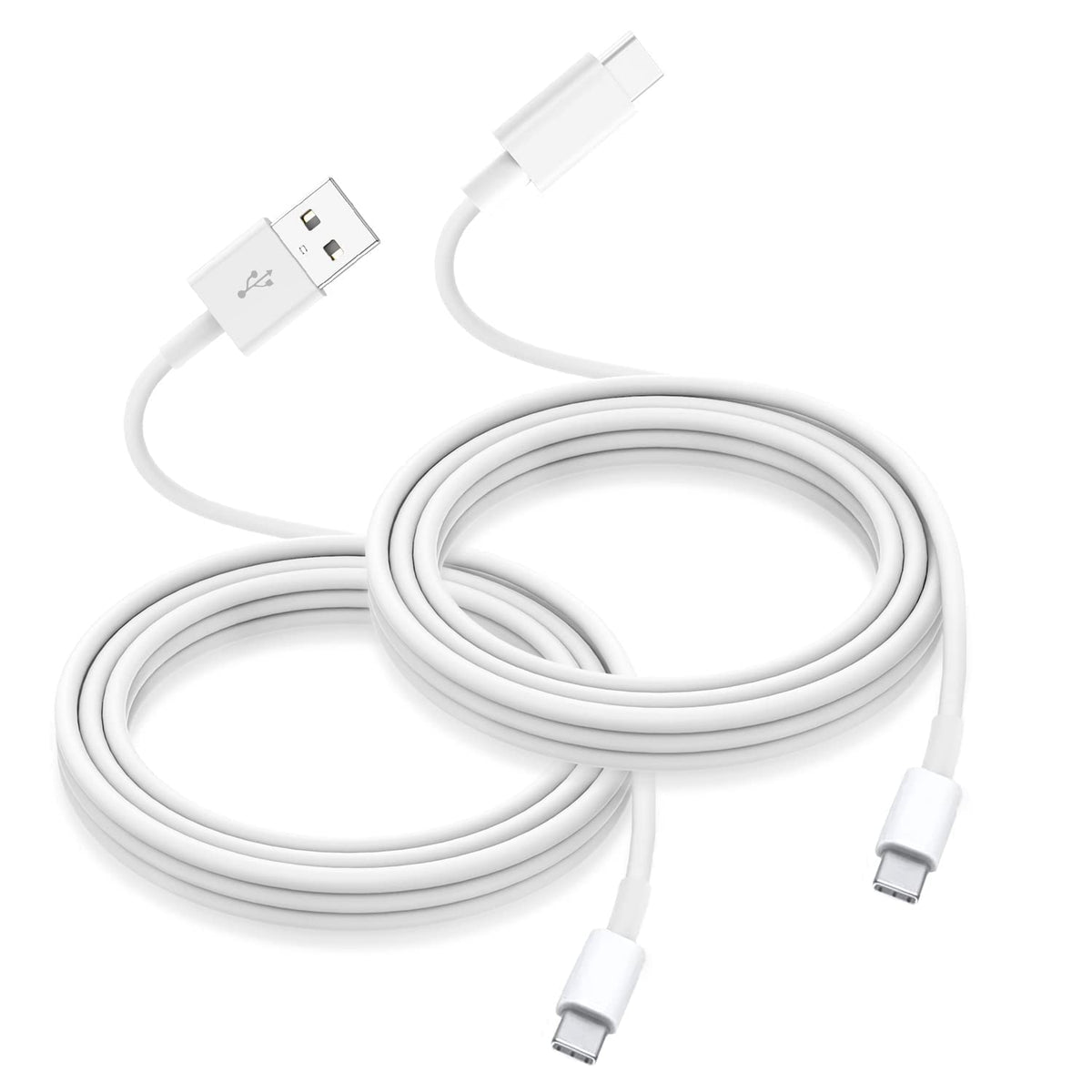 IPhone 18/17/16 Carplay Cable, (2Pack) USB A to USB C Charging Cable for iPhone 18/17/16/15 Pro Max,16E,17E/Duo/Fold/Air,Plus,AirPods Pro 2nd/3rd,AirPods 5/4,iPad 10th/11th Gen Type-C Car Charger Lead