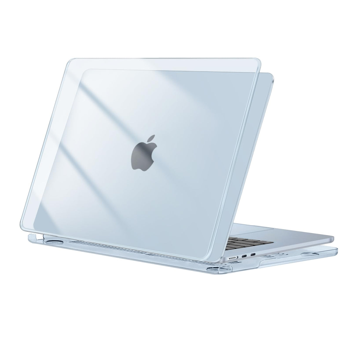 MOSISO Compatible with MacBook Air 13 inch Case 2026, Crystal Clear