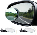 Spurtar Blind Spot Mirrors for Cars, Round Frameless 360° Rotate, 2 Pack
