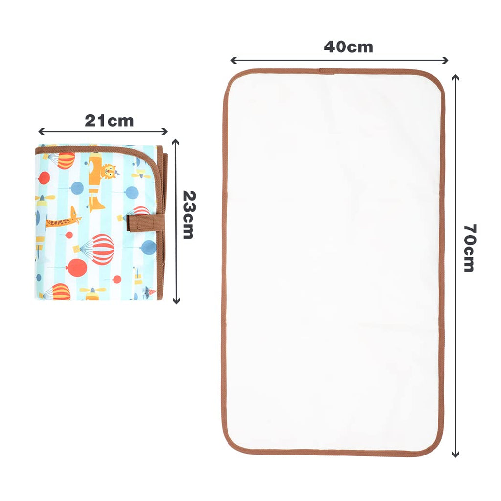 Lekebaby Foldable Baby Changing Mat - Travel & Portable