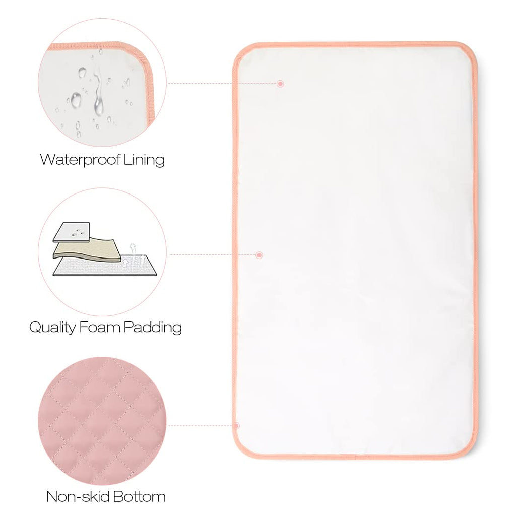 Lekebaby Foldable Baby Changing Mat - Travel & Portable