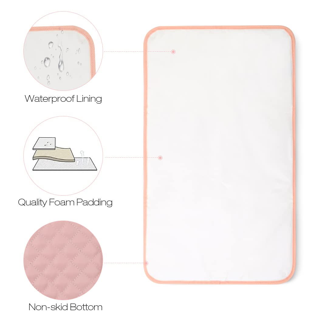 Lekebaby Foldable Baby Changing Mat - Travel & Portable