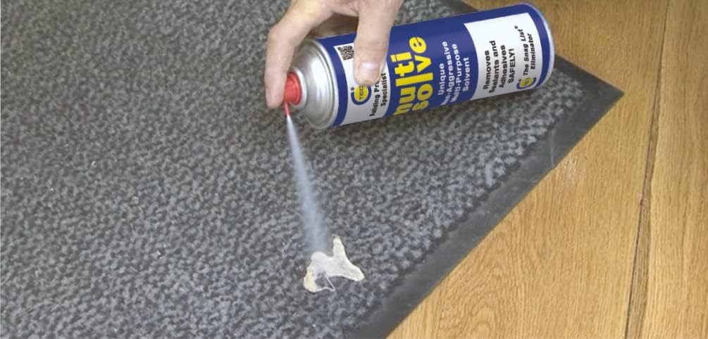 MSV MULTISOLVE Multi Purpose Solvent - Adhesive, Sealant & Glue Remover - Aerosol Spray - CT1 Adhesive Remover - Fast Working & Drying - Clear - 200ml