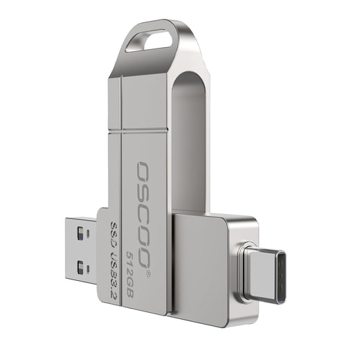 32GB USB Flash Drive, USB 3.1 Gen 1 Dual USB-C & USB-A Memory Stick, Portable Thumb Drive for iPhone 16/17/18, Mac, Android Phones, Tablets, Laptops, Mac, Windows – Photo & Video Backup