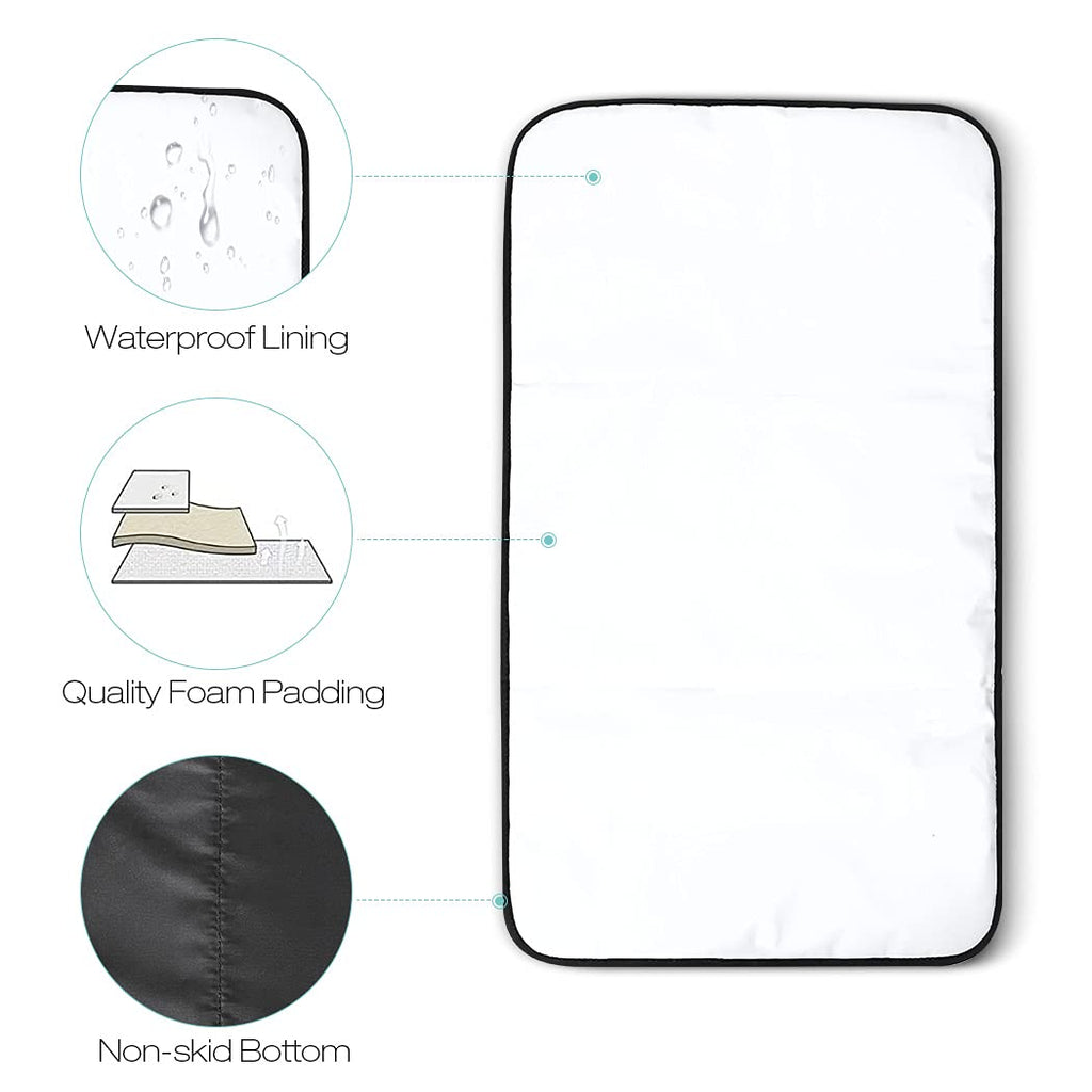 Lekebaby Foldable Baby Changing Mat - Travel & Portable