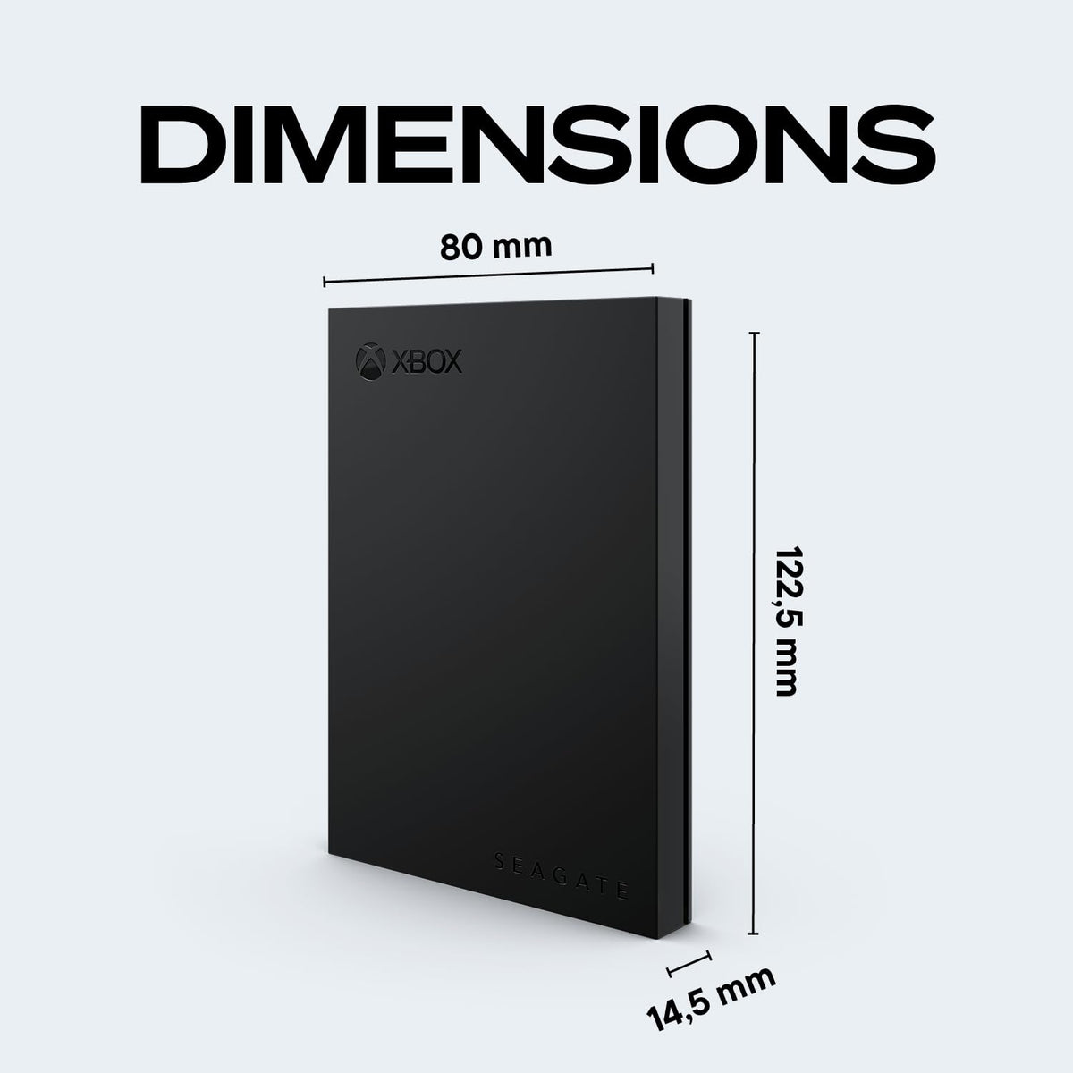 Seagate FireCuda Gaming Hard Drive 2TB, External Hard Drive HDD, USB 3/2, RGB LED lighting, Data Rescue Services (STKL2000400)