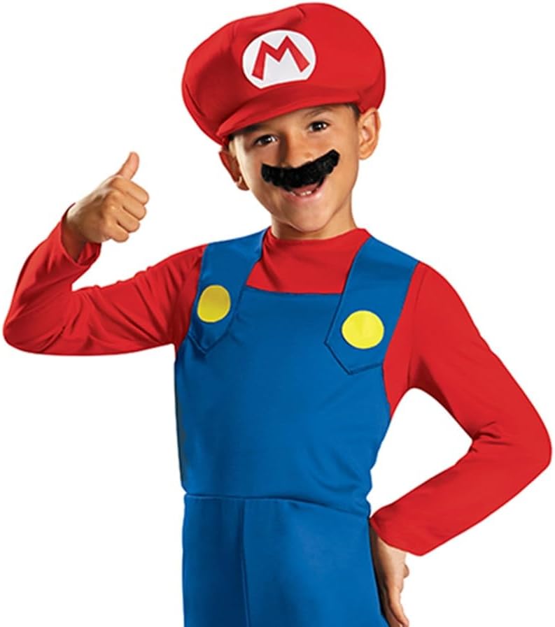 Disguise Nintendo Super Mario Costume, Officially Licensed Super Mario Brothers Boys Costume