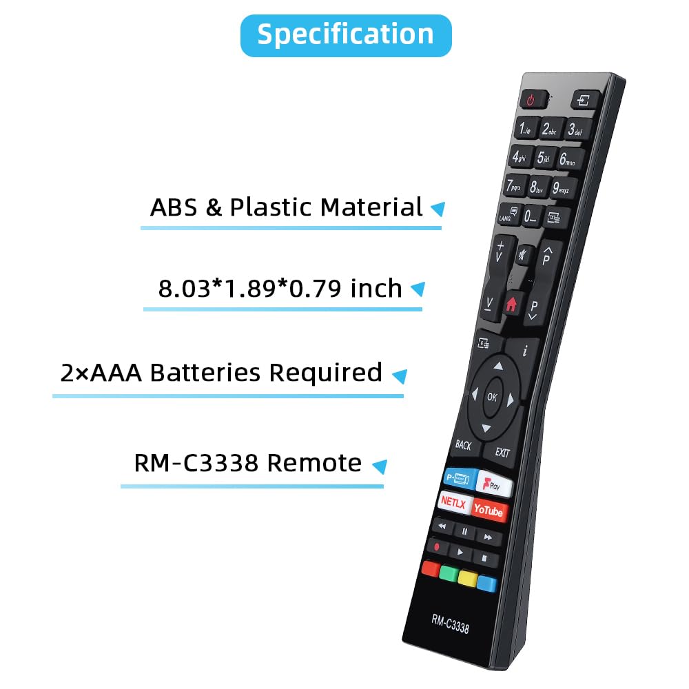 Seniors Elderly Big Button Universal Extra Large Remote Control UNOCAR