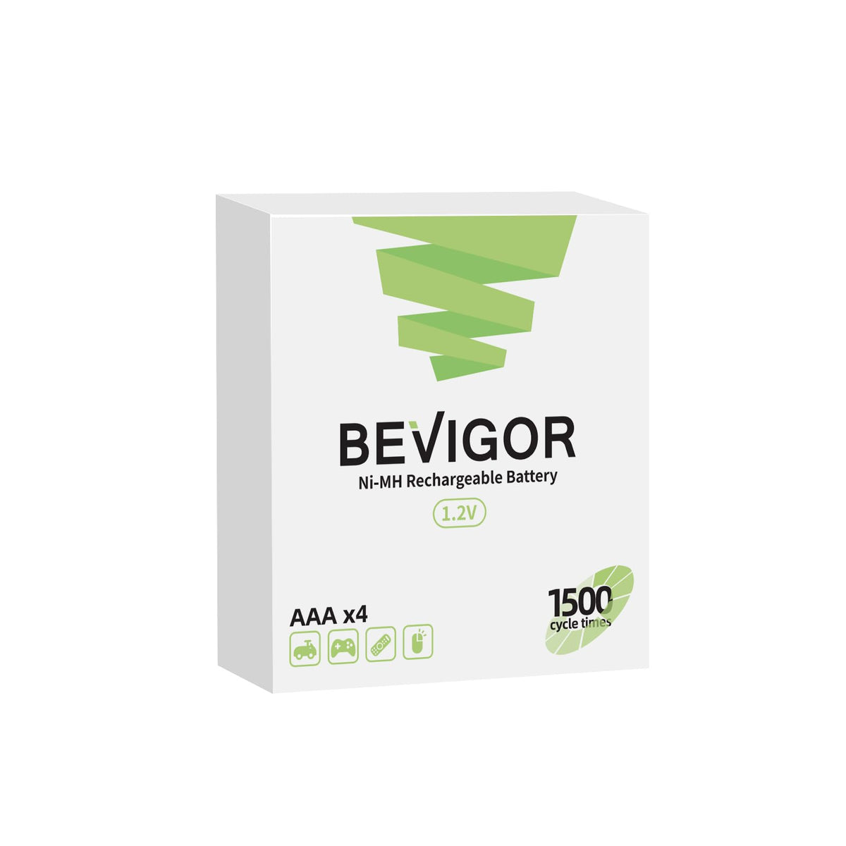 BEVIGOR AAA Rechargeable Batteries 24 Pack - 1100mAh 1500 Cycles High Capacity NiMH Rechargeable Battery AAA, 1.2V Low Self Discharge