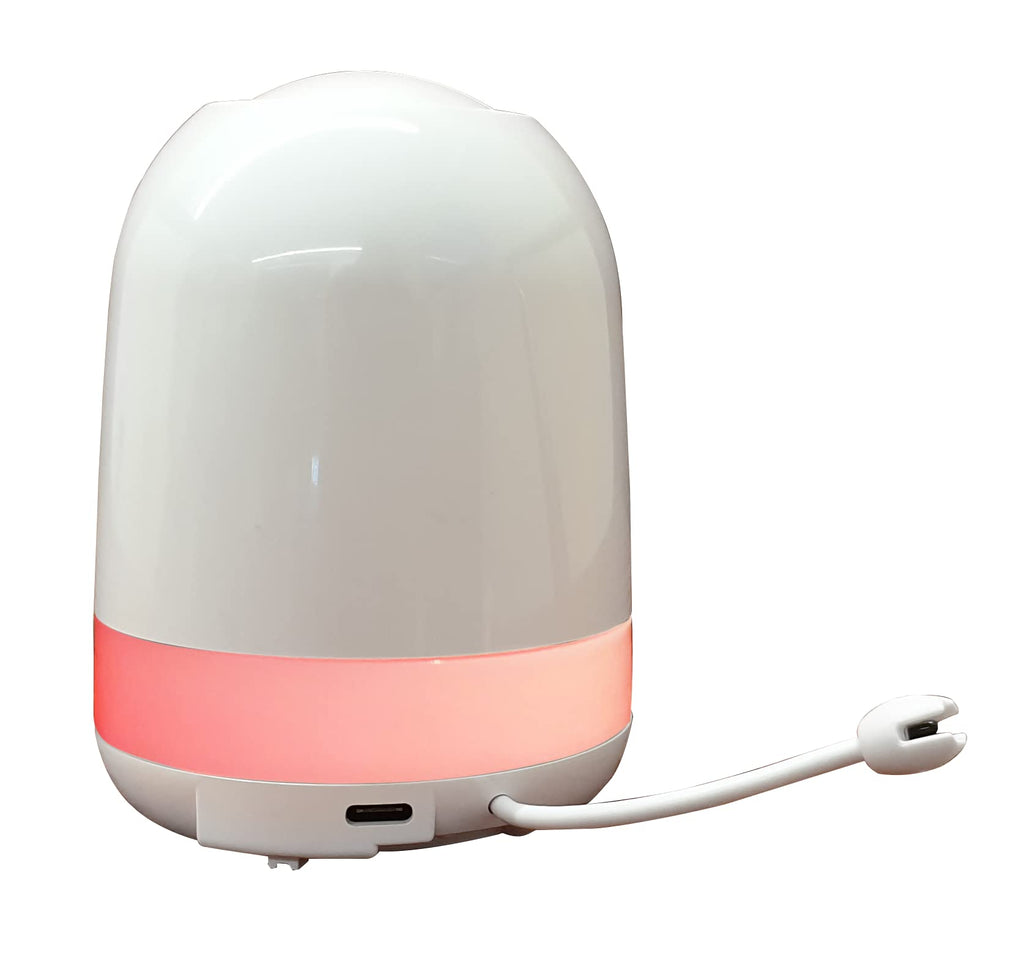 Babysense Prisma Baby Monitor with Camera and Night Vision, 5” HD Video Baby Monitor, 6-Color Night Light, Split Screen, Baby Sound Machine with White Noise & Lullabies, Secure No WiFi