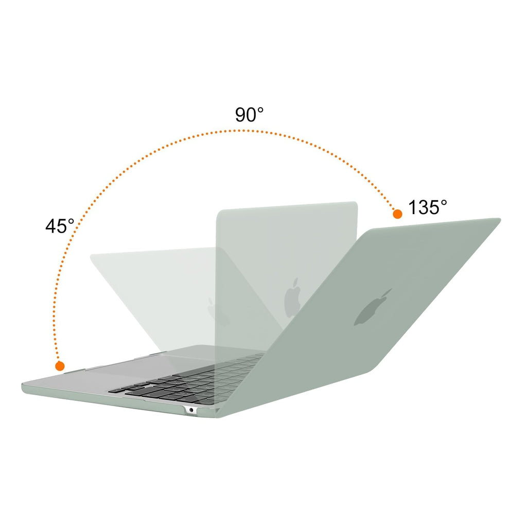 MOSISO Compatible with MacBook Air 13 inch Case 2026, Crystal Clear