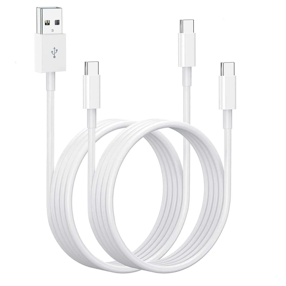 IPhone 18/17/16 Carplay Cable, (2Pack) USB A to USB C Charging Cable for iPhone 18/17/16/15 Pro Max,16E,17E/Duo/Fold/Air,Plus,AirPods Pro 2nd/3rd,AirPods 5/4,iPad 10th/11th Gen Type-C Car Charger Lead