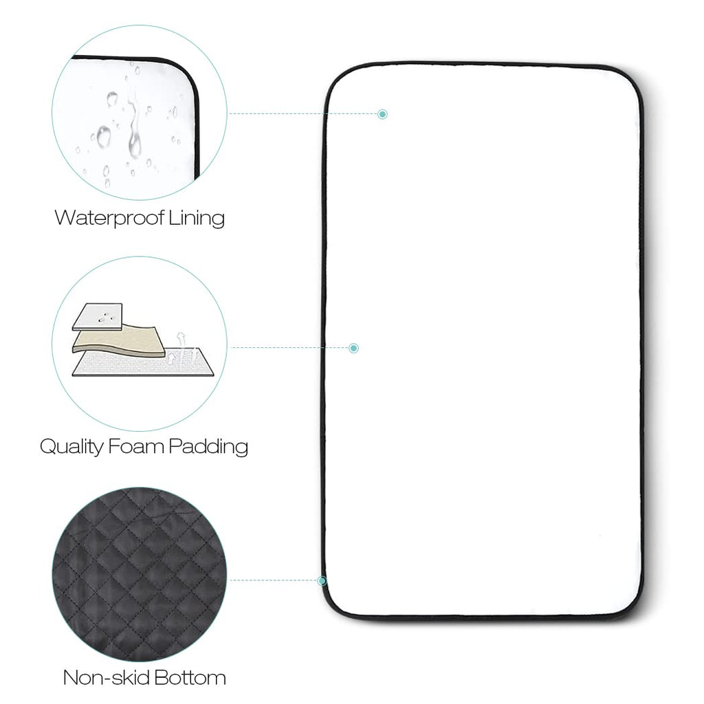 Lekebaby Foldable Baby Changing Mat - Travel & Portable