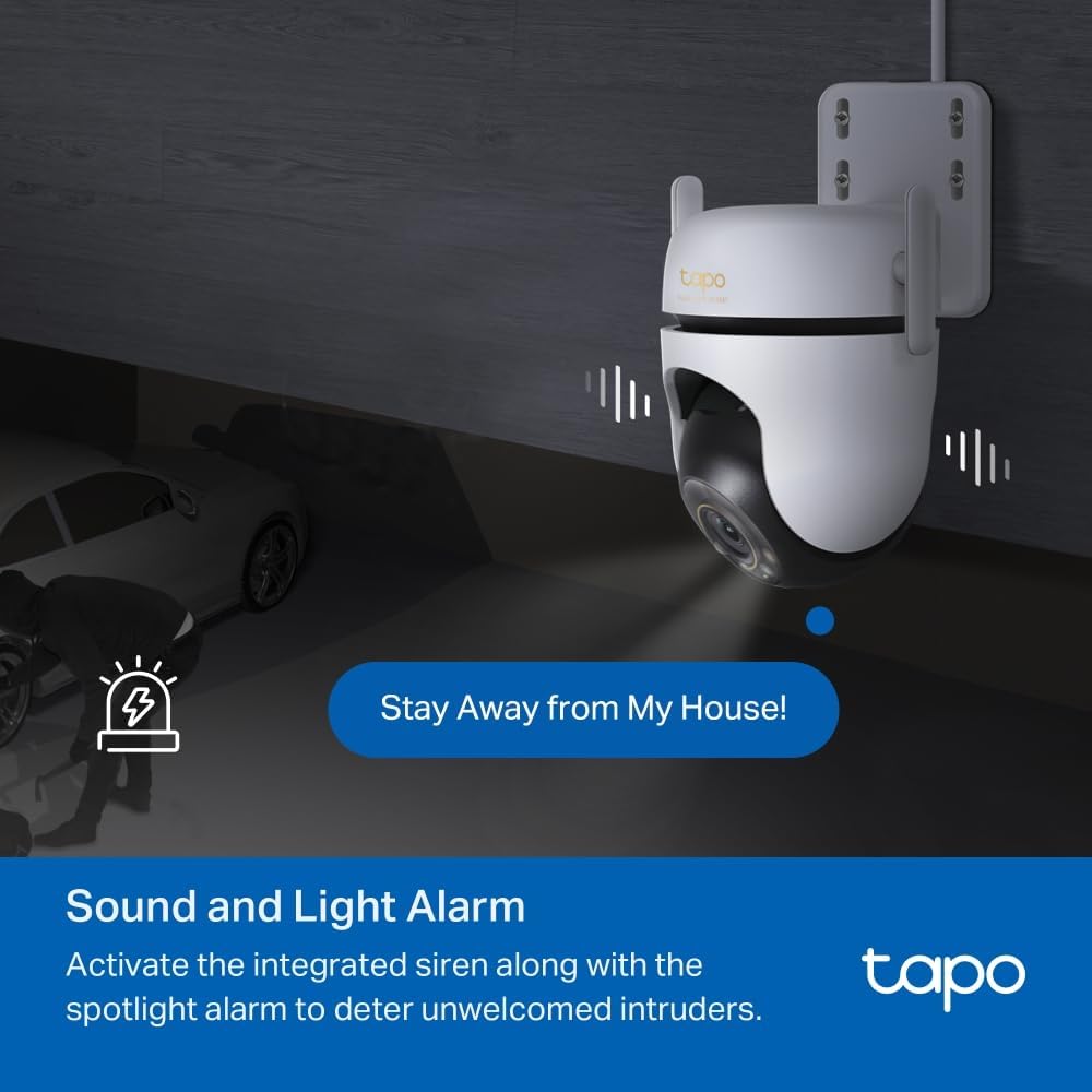 Tapo C530WS 3K 5MP Pan/Tilt Outdoor Security Camera CCTV Camera
