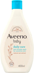 Aveeno Baby Daily Care Hair and Body Wash for Sensitive Skin (1 x 400 ml)