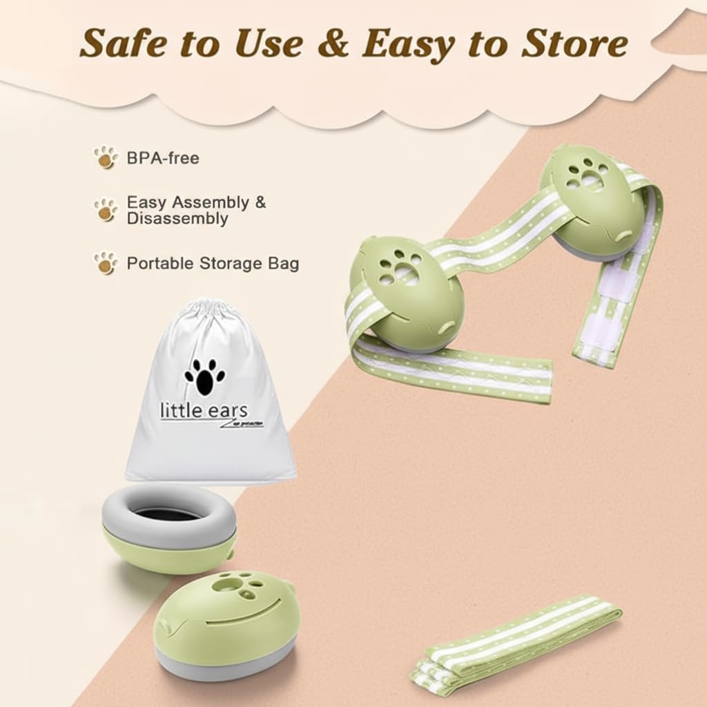 Baby Ear Defenders for 0‑36 Months, Noise Reduction Earmuffs