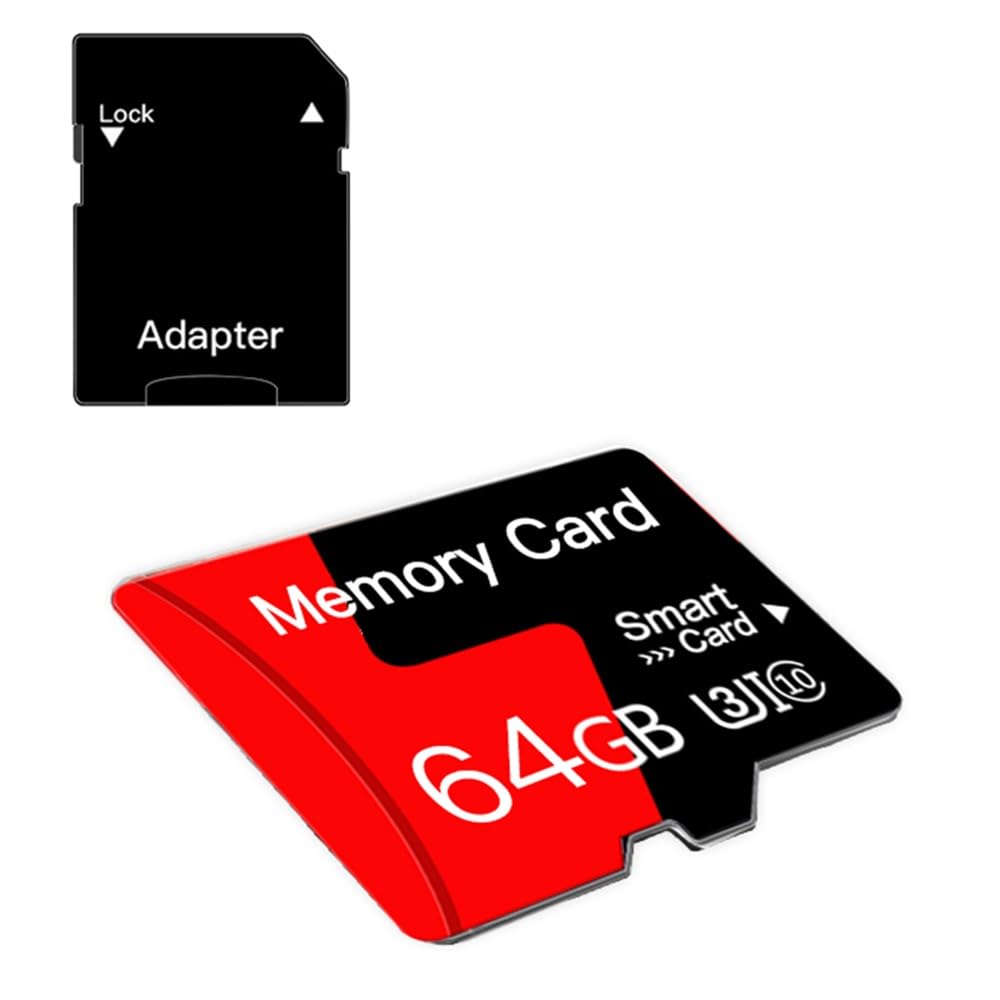 32GB Micro SD Card Memory Card With Adapter High Speed Class 10 For Smartphone,Camera,Security Cams,Tablet and Drone